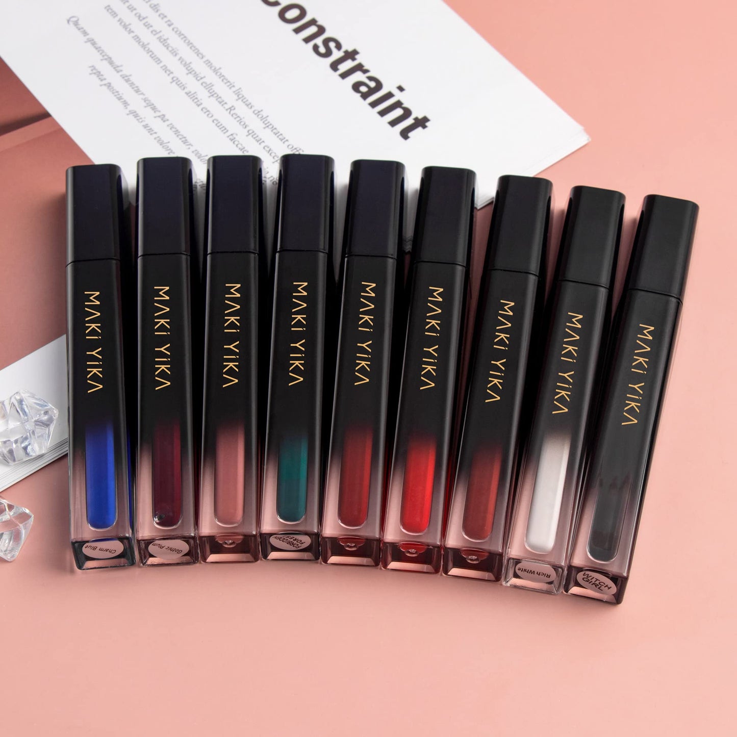 MAKI YIKA White Lipstick for Women Color Stay Long Lasting Lipsticks No Smudge Matte Liquid Lipstick Transferproof Cruelty-Free Lip Color |Rich White