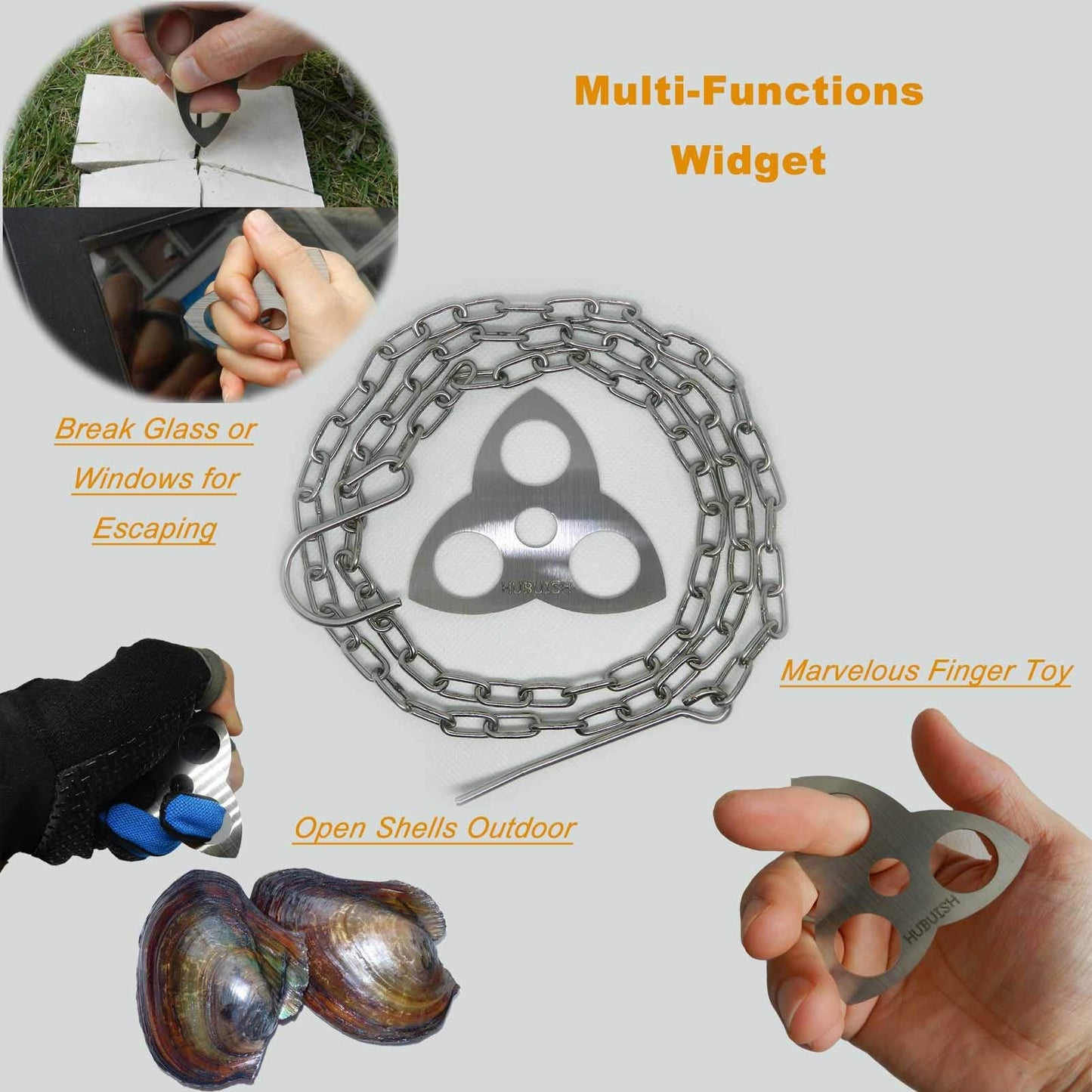 Camping Tripod Board - Campfire Tripod, Camping Tripod for Cooking, Turn Branches into Cooking Tripod, Portable Bushcraft Gear for Camper/Hiker Travel Outdoor Firepit Dutch Oven Tripod (Dark Brown)