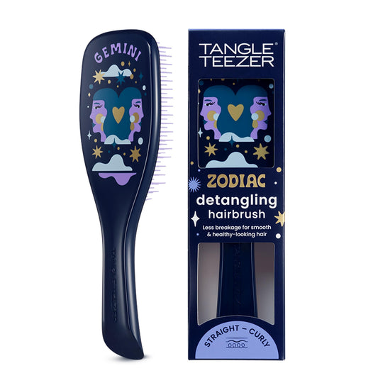 Tangle Teezer Zodiac Ultimate Detangler Hairbrush for Wet & Dry Hair, Eliminates Knots & Reduces Breakage for All Hair Types, Gemini