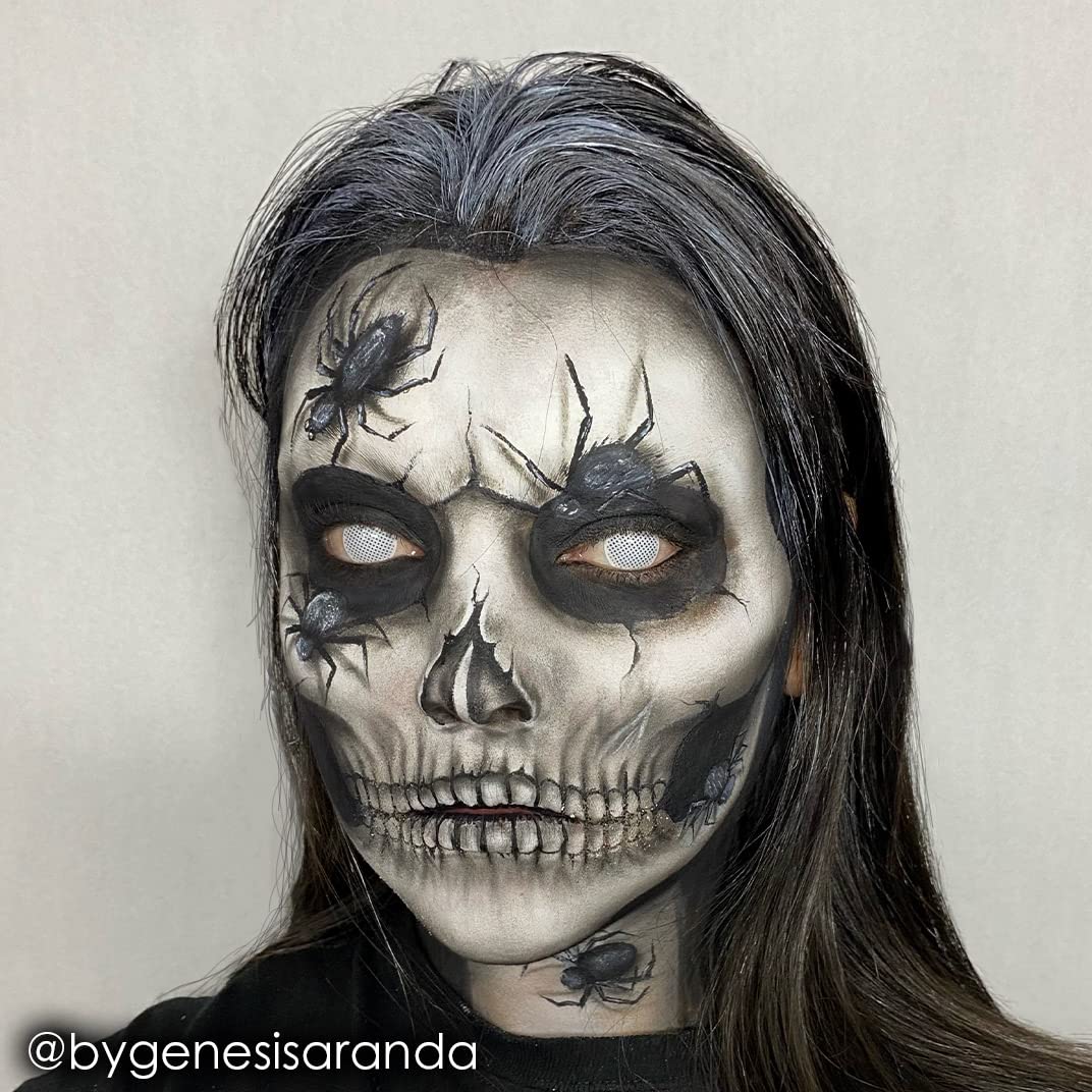 Mehron Makeup Fantasy FX Cream Makeup | Water Based | Halloween | Black Face & Body Paint For Adults 1 fl oz (30ml) (Black)