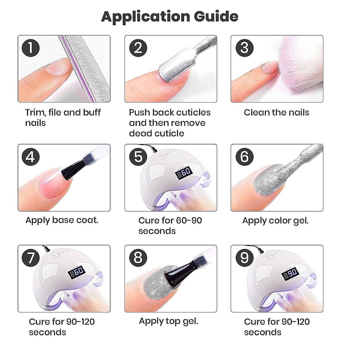 RARJSM Glitter Gel Nail Polish Platinum Silver Shiny Metallic Silver Diamond Gel Polish Sparkly Chunky Pigments Nail Gel Polish Soak off Led UV Curing Required for Nail Art Salon Manicure Christmas