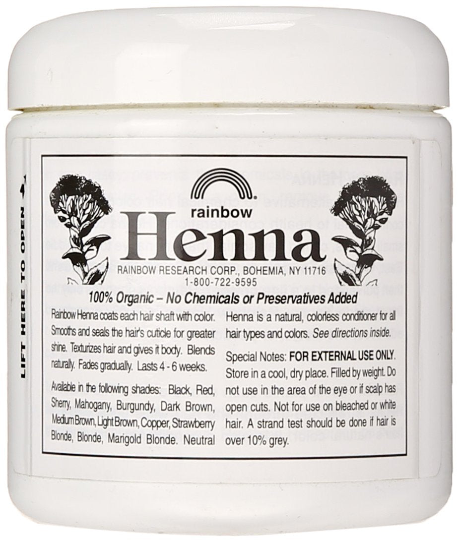 Rainbow Research Henna Hair Color and Conditioner, Persian Marigold Blonde/Golden Blonde, 4 Ounce