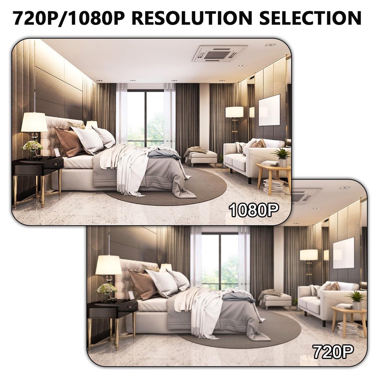 LXKFA 1080P Small Nanny Camera,64GB Security Camera, Motion Detection