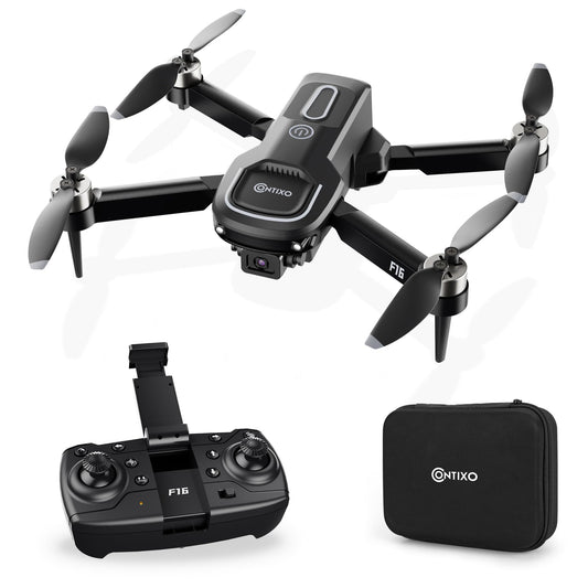 Contixo F16 Camera Drone for Kids – 1080P Dual Camera, Easy to Fly, 17 Mins Intelligent Flight Time, One-Key Takeoff/Landing – Perfect for Beginners and Young Drone Enthusiasts (Ages 14+)