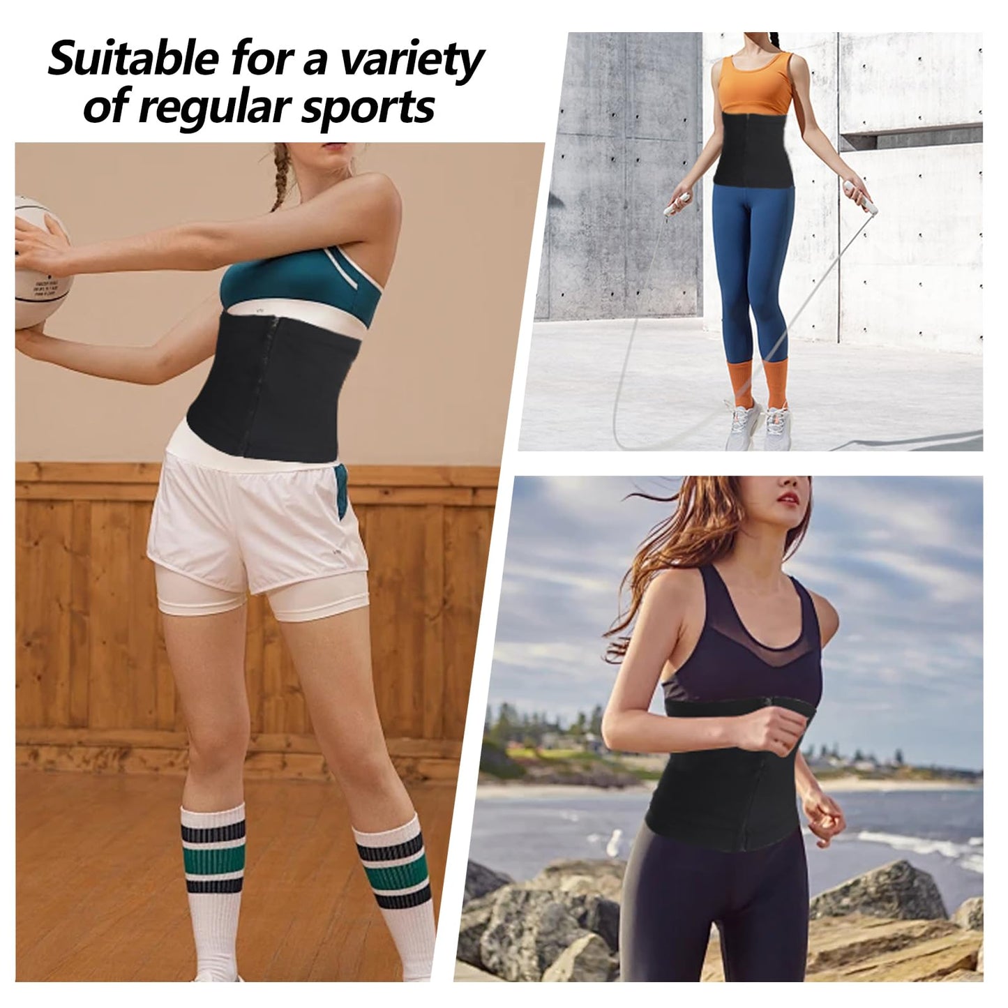 JBT Waist Trainer for Women,Sweat Band&Workout Waist Trainer for Women,Specially Designed for Women Waist Trimmer for Women (Silvery, S)