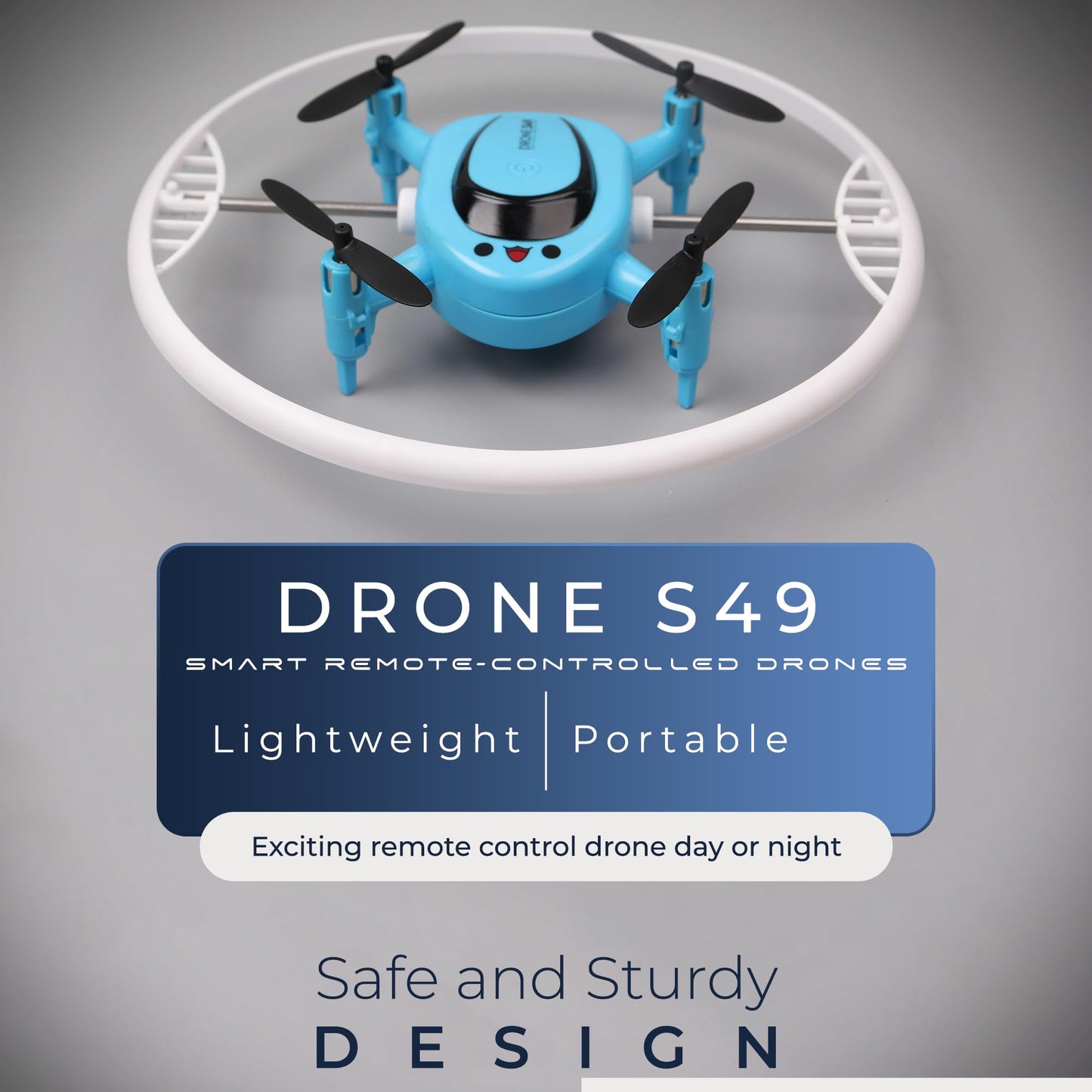 Mini Drone for Kids and Beginners - Small RC Drone with Cool LED Lights, 360° Flip and 90° Surround Flight - with Batteries, Extra Propellers and Remote Control - Long Battery Life, Easy to Use