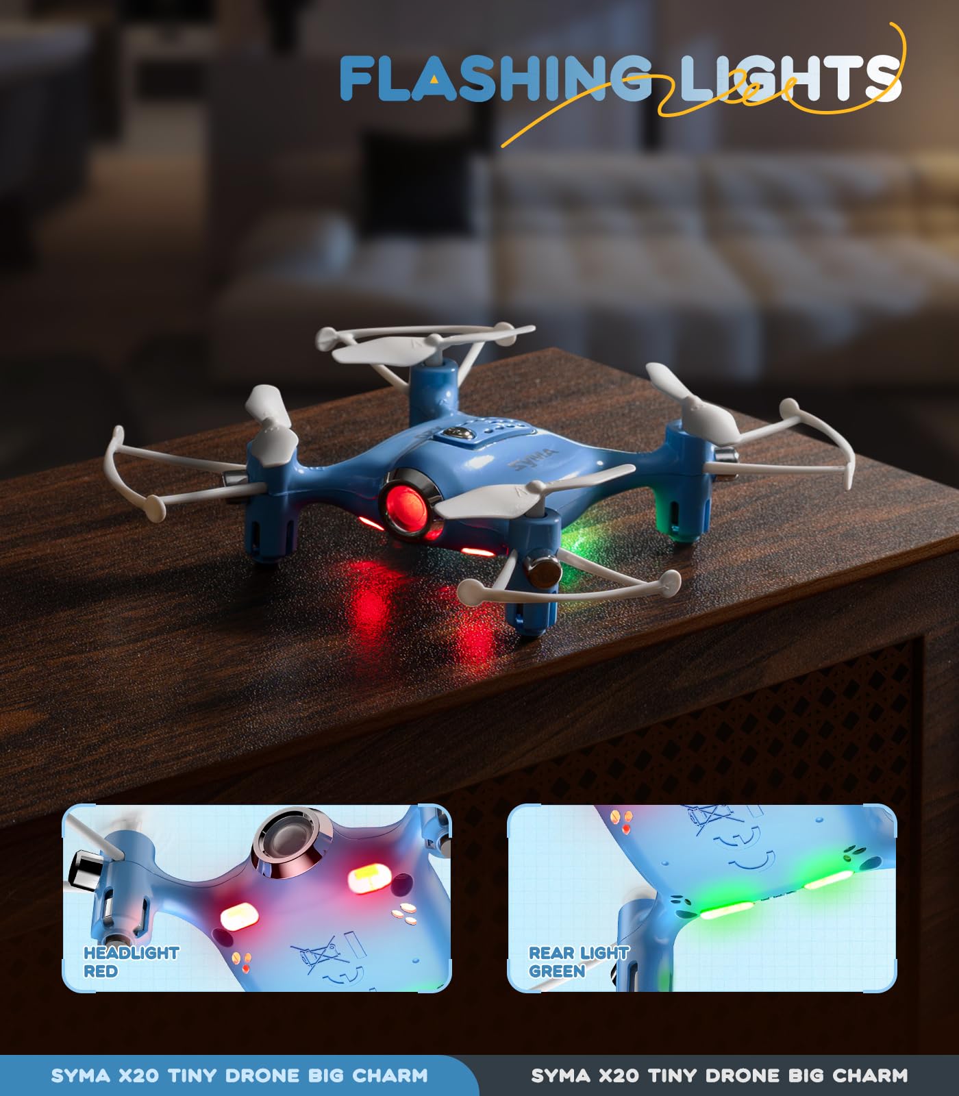 SYMA Drone for Kids,Easy Pocket RC Quadcopter with Altitude Hold, 3D Flips, Speed Switch Modes, Headless Mode, Protection Guards Helicopter Gift for Boys Girls