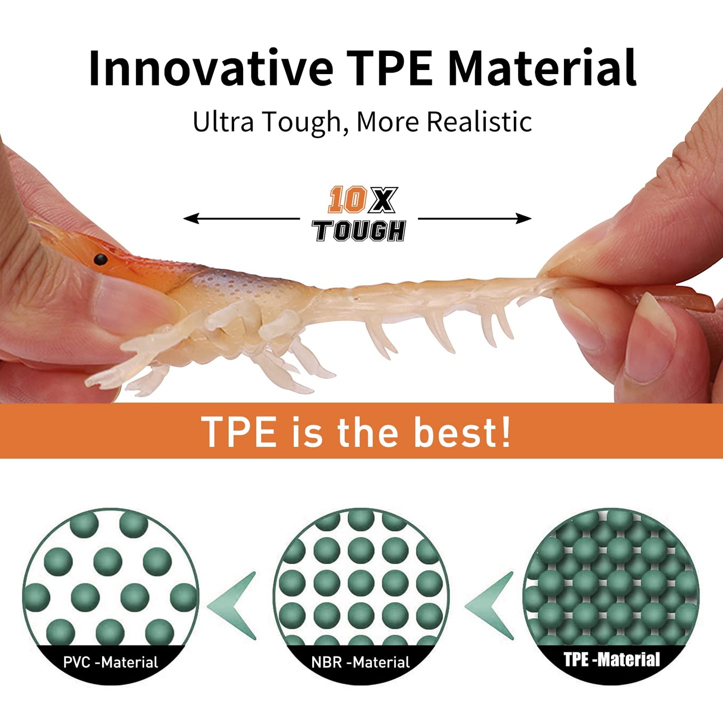 TRUSCEND Pre-Rigged Fishing Jigs, 1:50 Super Durable TPE Bass Fishing Lures, Well-Made Lifelike Soft Crayfish Swimbait, Weedless MarshSwamp Fishing Lure for Trout Crappie Walleye, Keep Separately!