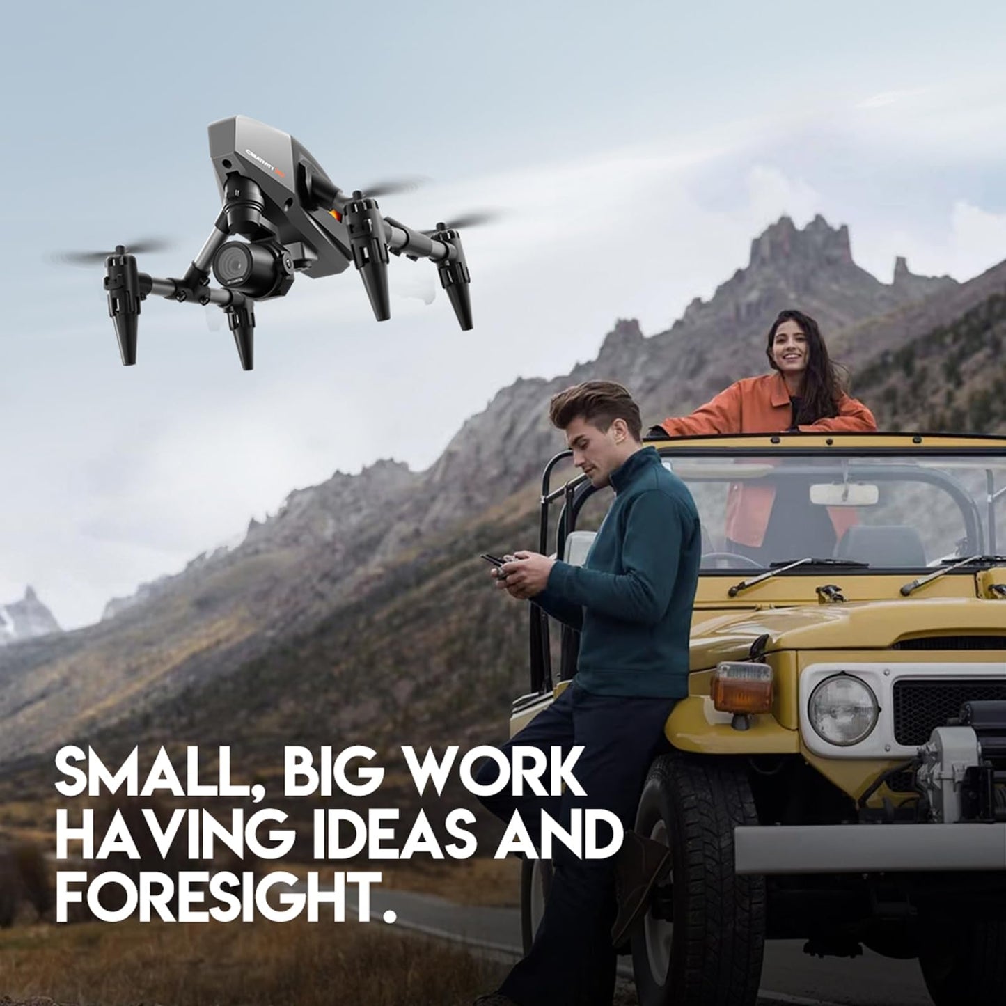 mcokoe XD1 Foldable Drone with Dual Camera & Optical Flow Positioning - 1080P HD RC Quadcopter for Adults/Beginners, 3-Section Battery, Indoor/Outdoor Aerial Photography, FAA Certified