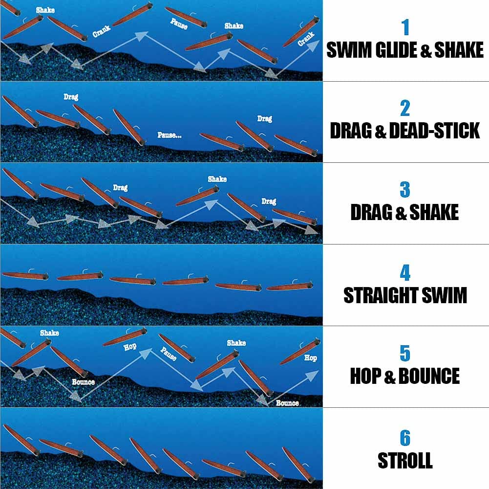 Ned-Rig-Kit-Finesse-Baits-Soft-Plastic-Worms-Fising-Lure for Bass Stick Swimbait Minnow Crawfish Lures Shroom Ned Jig Head Kit(35-Piece 2.75'' #02 Stick Worms Ned Rig Kit)