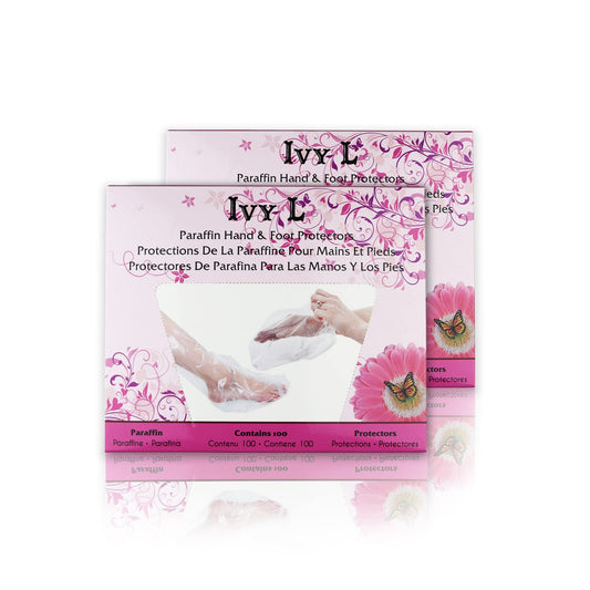 200 Counts - Ivy L Paraffin Hand & Foot Glove Bag Protectors Wax Works Thermal Mitt Liner Professional Cozy Liners Hand or Foot 15 x 10 Inches
