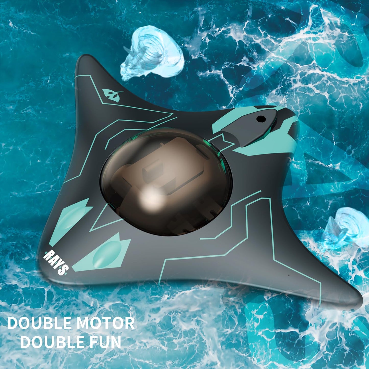 RiskOrb Remote Control Boat with Underwater Camera for Adults/Kids,Pool Toys, RC Boat with Waterproof Camera Toys,Gift for 8+ Year Old Boys Girls Age 8-12