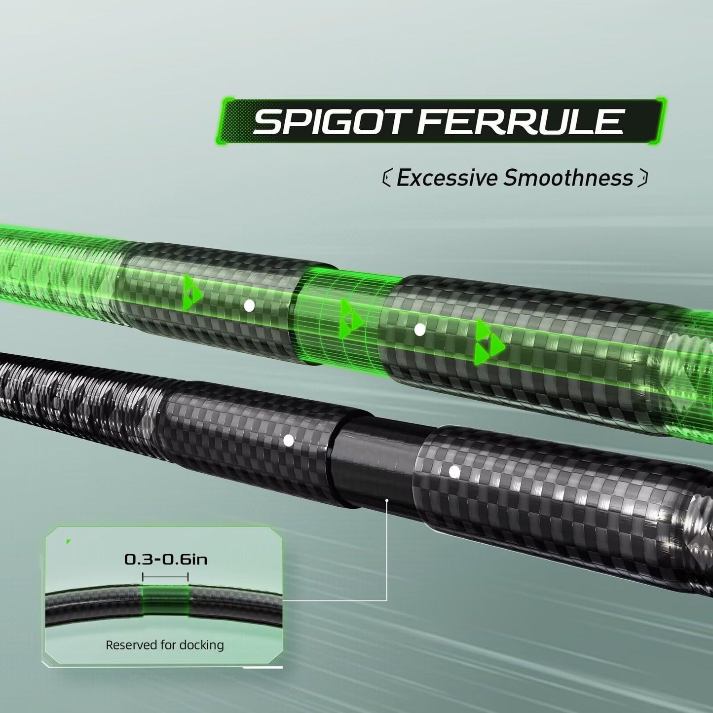 HANDING Magic Soul Casting Rod, 6'4'' - 7'6'' Toray 30+36T Carbon Fiber Tournament-Grade Baitcaster Rod, Fuji Alconite Guides, Fast & Extra Fast Action 2 Pcs Bass Trout Fishing Rod, Cork+Carbon Handle