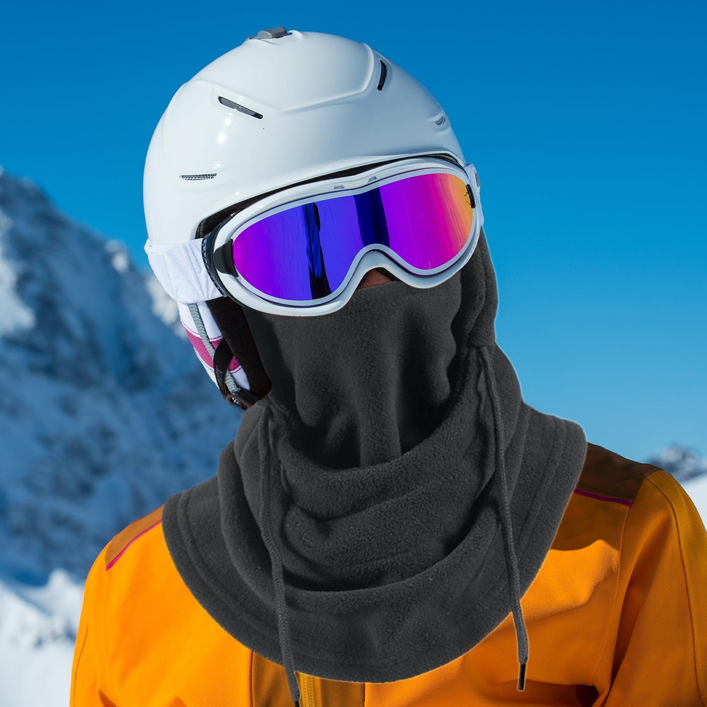Roadbox Winter Balaclava Face Mask - Windproof Warm Fleece Ski Mask for Men and Women, Cold Weather Gear for Skiing