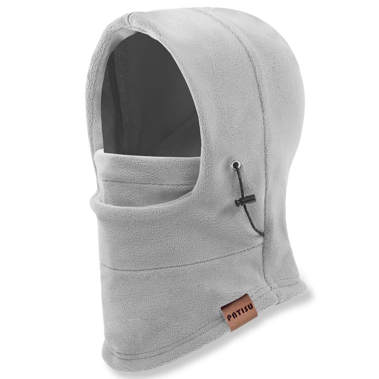 Kids Balaclava Windproof Ski Mask Cold Weather Hood Face Mask Neck Warmer for Boys Girls Winter Snow Hat and Face Cover for Children (Grey, 1)