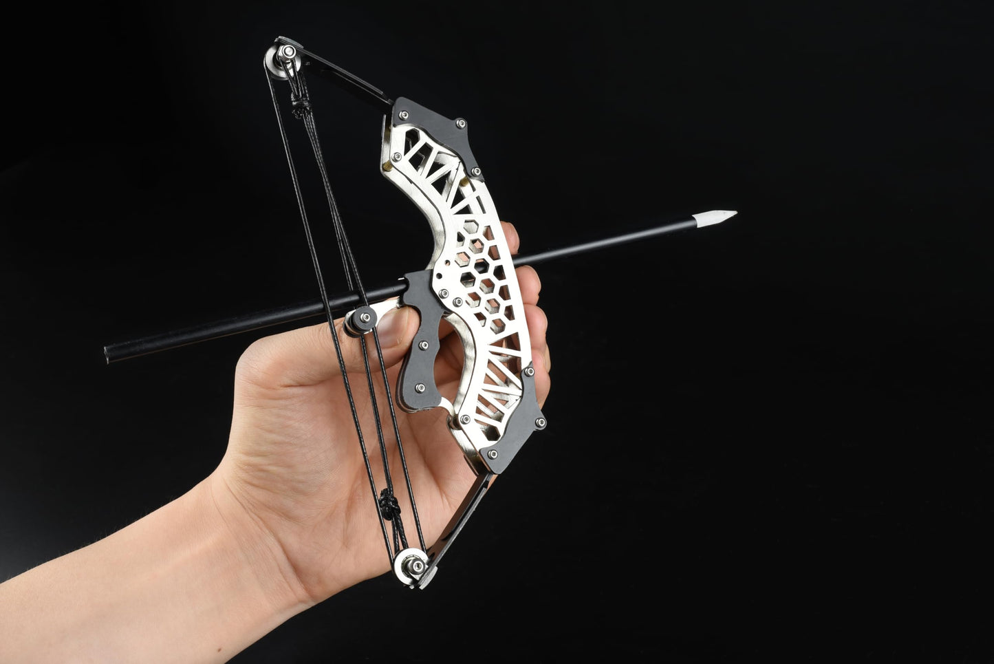 Compound Bow Archery Set Professional Competition Professional Training Outdoor Adventure Black Hexagonal Small Style