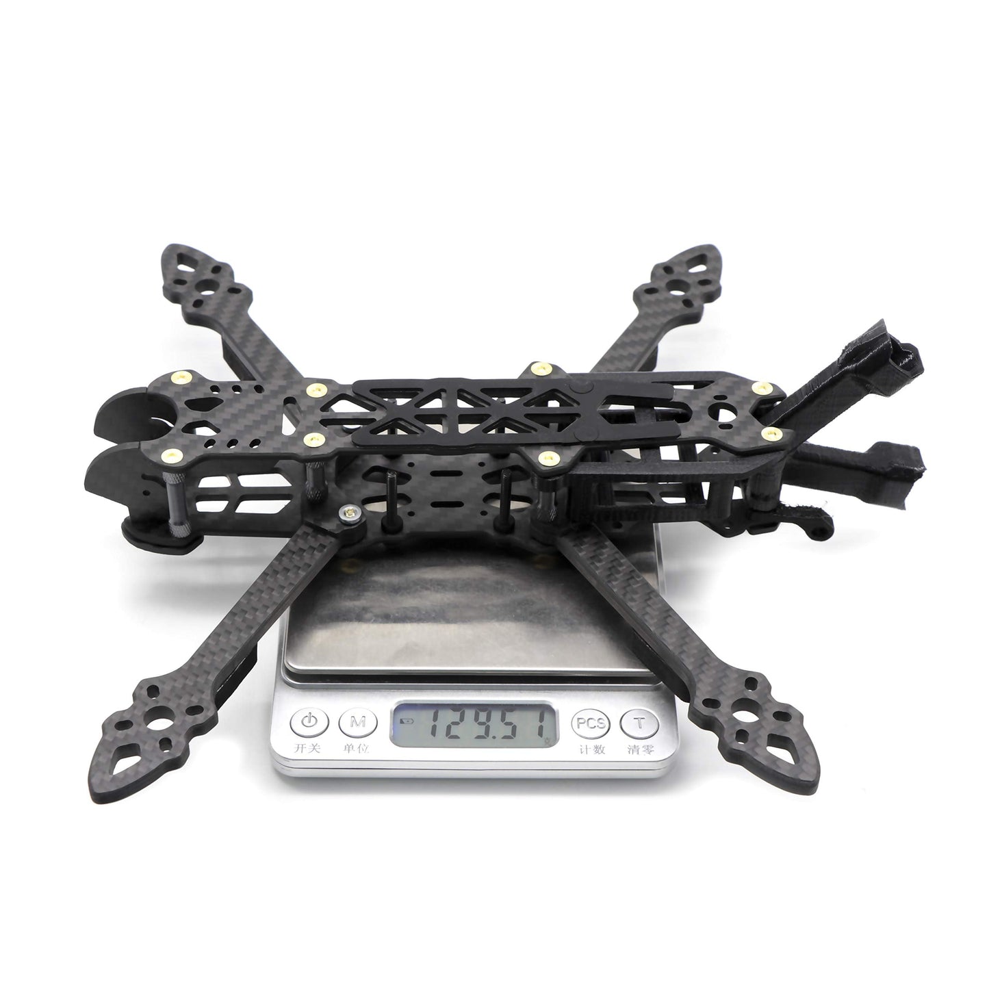 FPVDrone 224mm HD 5 inch FPV Racing Drone Frame Carbon Fiber Quadcopter Frame kit for DJI FPV HD Unit
