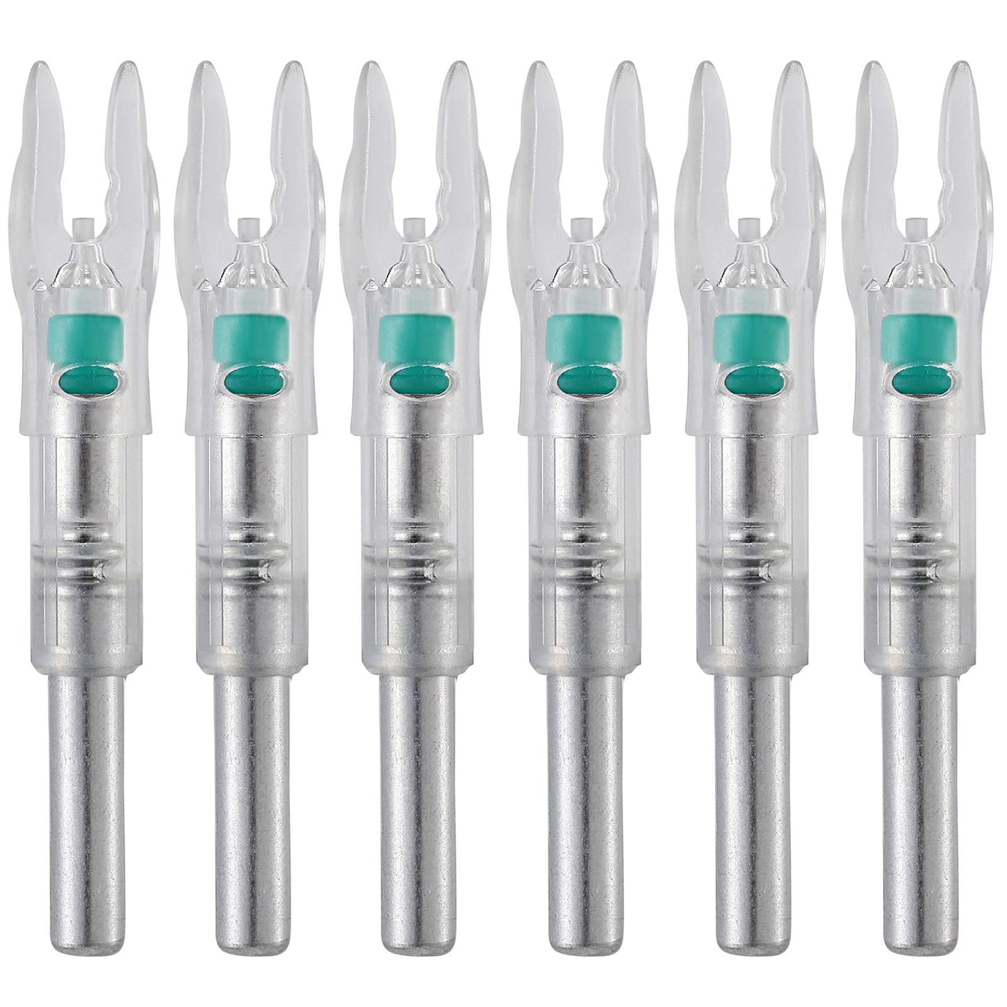 KEAUP 12-Pack or 6-Pack S Lighted Nocks for Arrows .244/6.2mm Lighted Arrow Nocks for Archery Hunting, Screwdriver Included