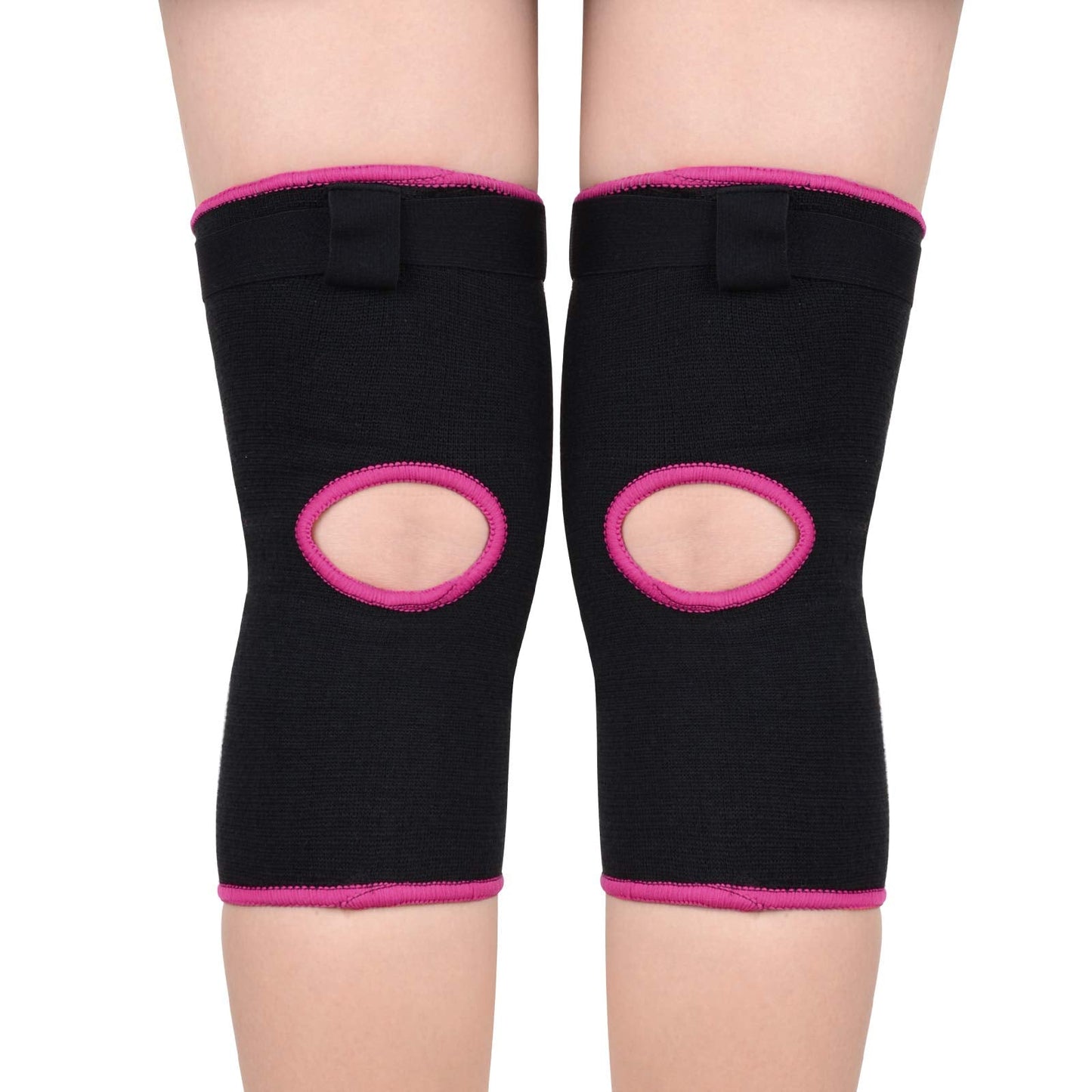 Bezioner Knee Pads Volleyball,Thick Sponge Anti-Slip,Dance Knee Pads for Women Yoga Basketball Football Youth Girls Black and Pink S