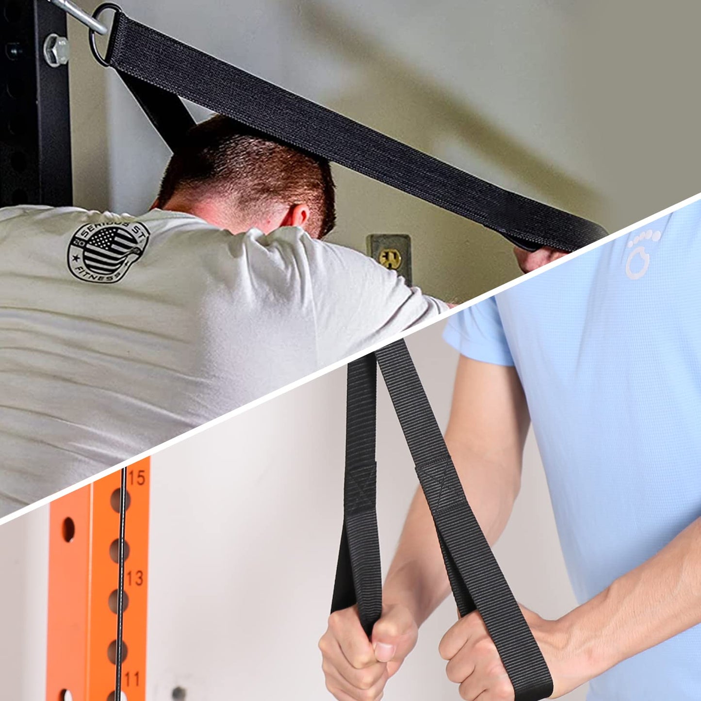 SYL Fitness Tricep Rope Cable Attachment, Tricep Pull Down Rope Tricep Pull Down Rope for Face Pulls, Push Downs, Bicep Curls