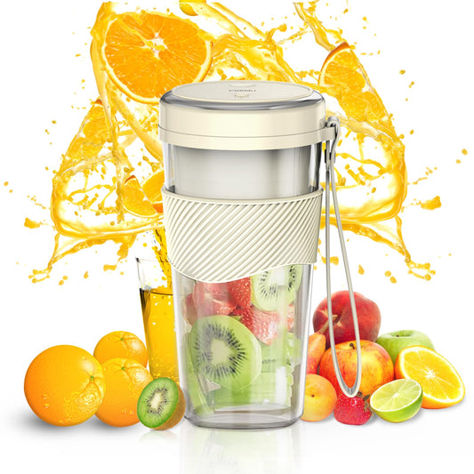 CKemu Portable Blender for Shakes and Smoothies, Rechargeable Cordless Blender Bottle, 3.5 oz, BPA Free, Dishwasher Safe, for Office, Gym, Home