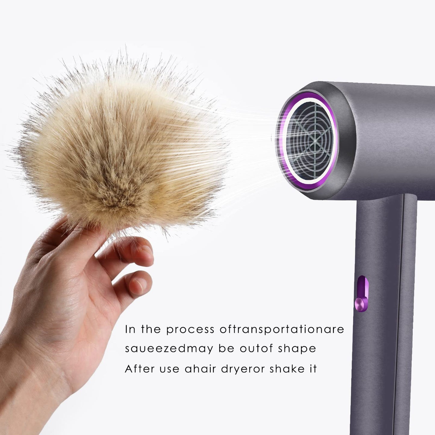 Achiou Winter Women Beanie Hat, Warm Cable Knit Beanies for Women, 3 Color Knitted Hat Skull Cap Faux Fur Pom Fleece Lined Brown