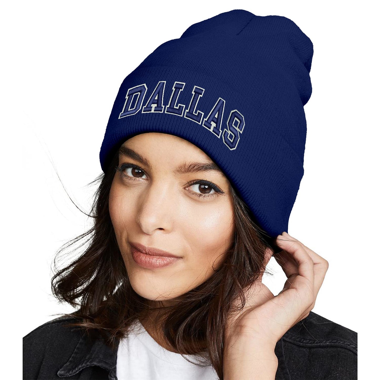 Kneenow Beanie for Men Women Winter Hats Apparel Gifts Blue