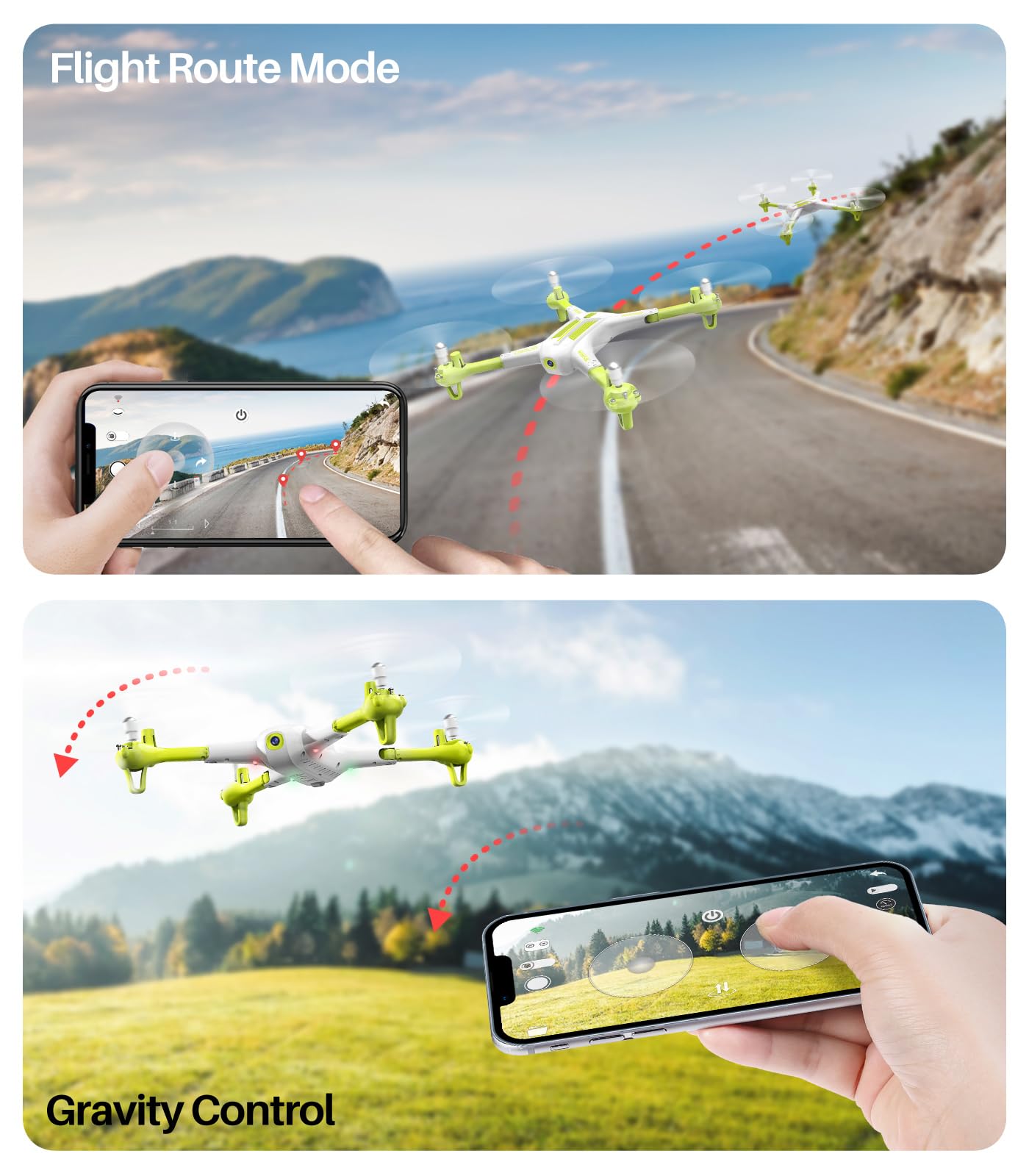 SYMA X600W Drone for Kids with 1080P HD FPV Camera Remote Control Toys Gifts for Boys Girls with Altitude Hold, Headless Mode, One Key Take-off/Landing, 3D Flips and 2 Batteries, White