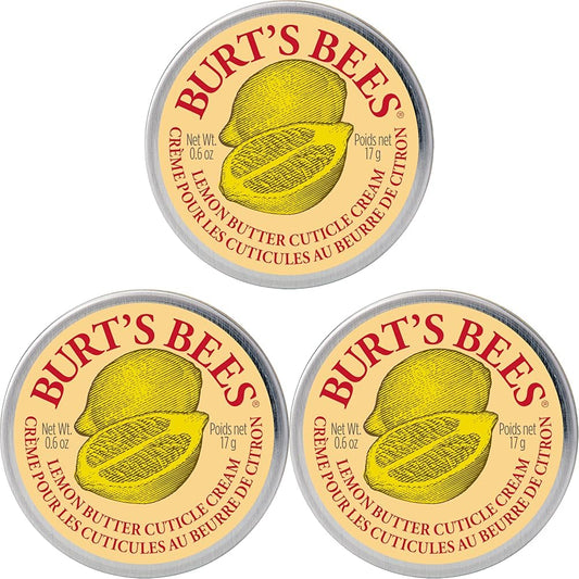 Burt's Bees, Cuticle Cream Lemon Butter, 0.6 Ounce (Pack of 3)