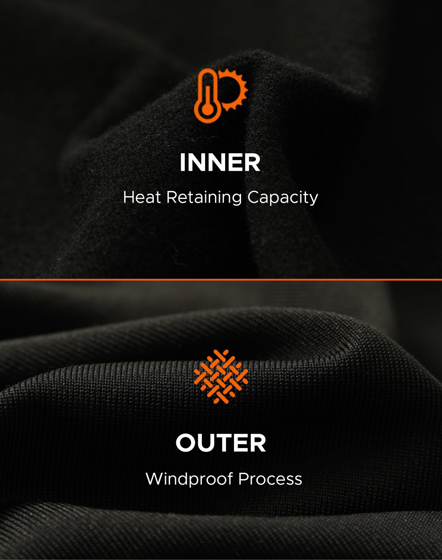 INNERSY Women's Thermal Leggings Warm Winter Thermal Underwear Bottoms High Waisted Yoga Pants(Small, Black)