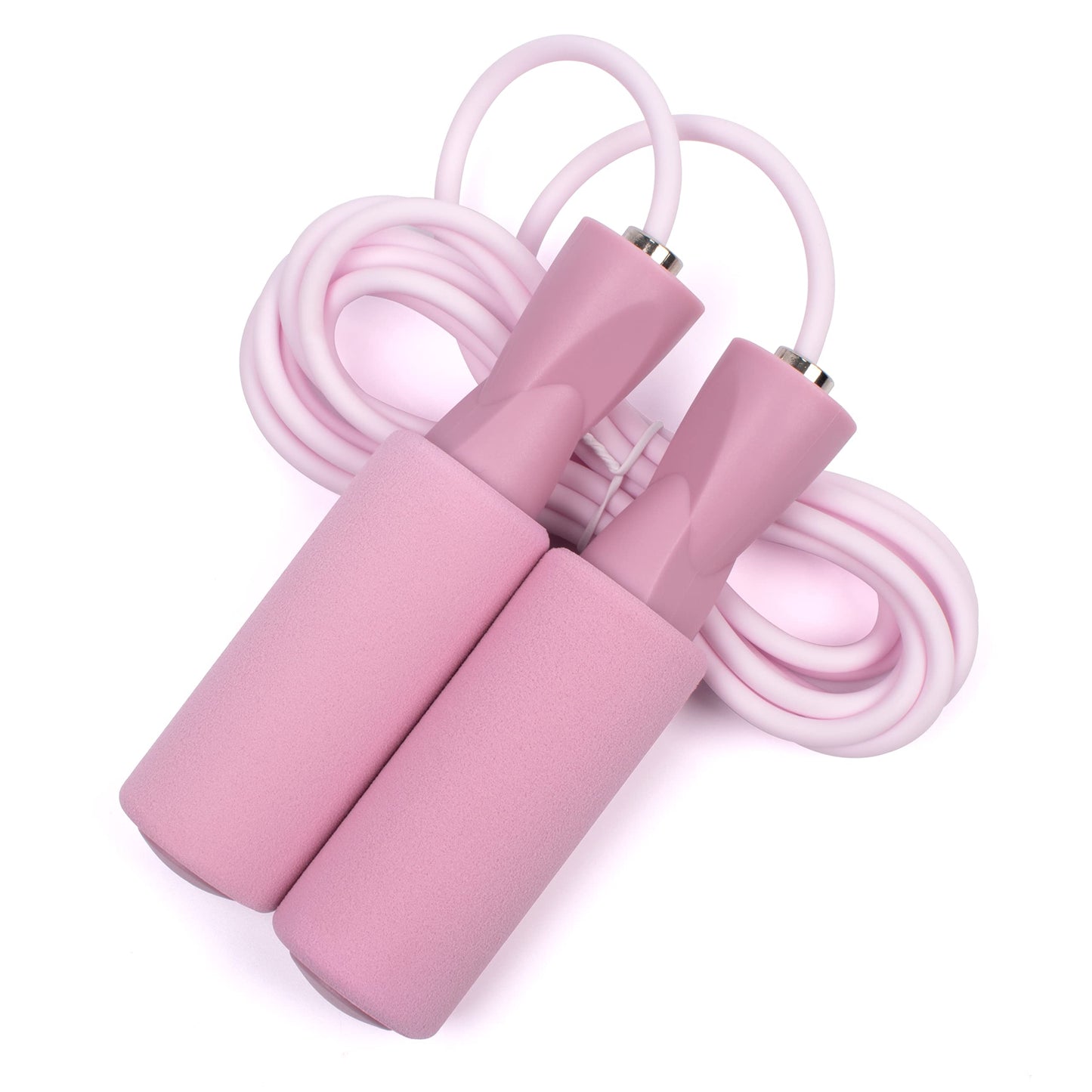 XYLsports Jump Rope for Fitness Adjustable Rope for Men, Women, and Kids Ideal for Cardio and Training Workouts (Pink)