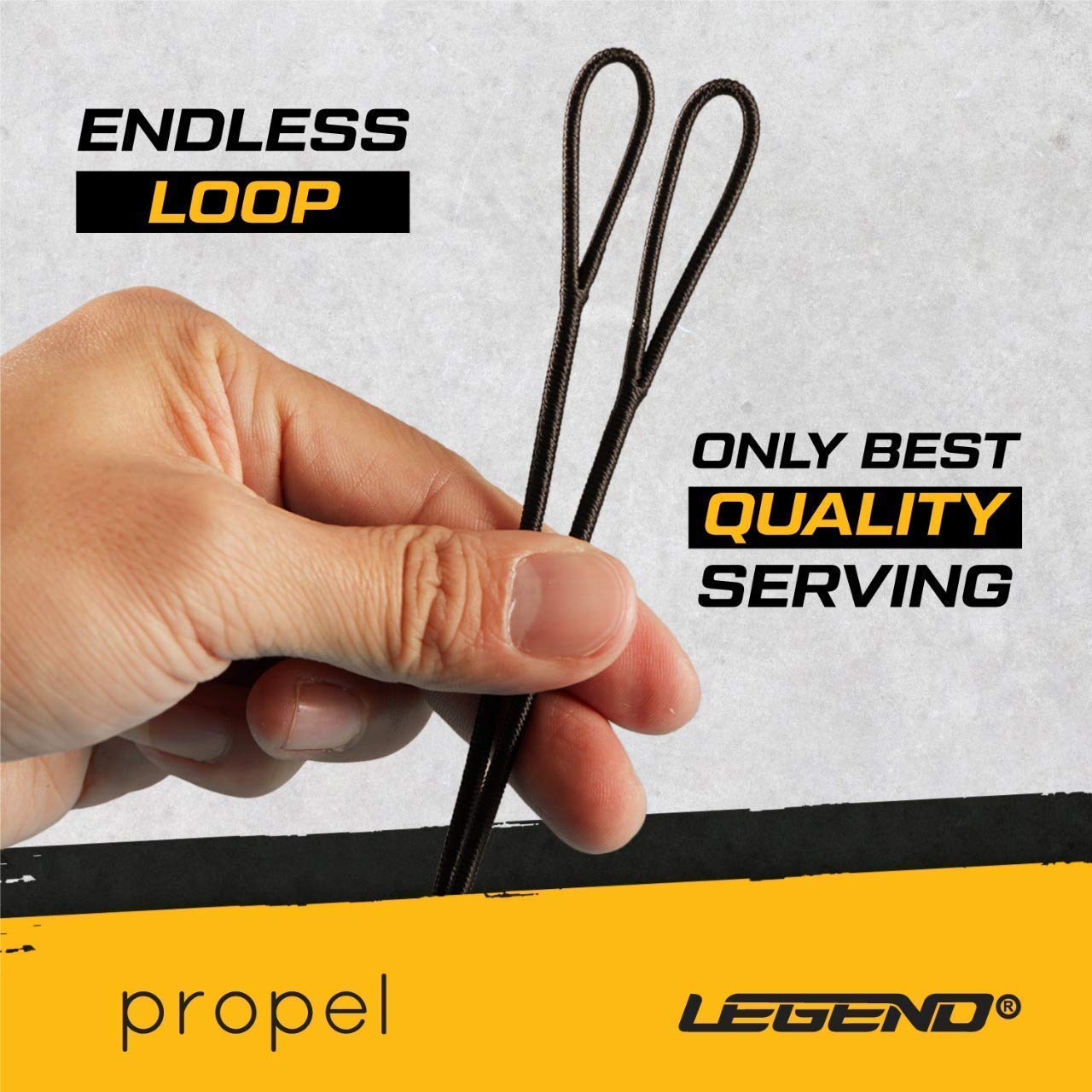 Legend Recurve Bow String - Dacron Bow String Replacement - Traditional Bowstrings - Recurve Bow Archery Accessories - Archery Equipment for Recurve Bows - Bowstring AMO 66 inch - 16 Strands