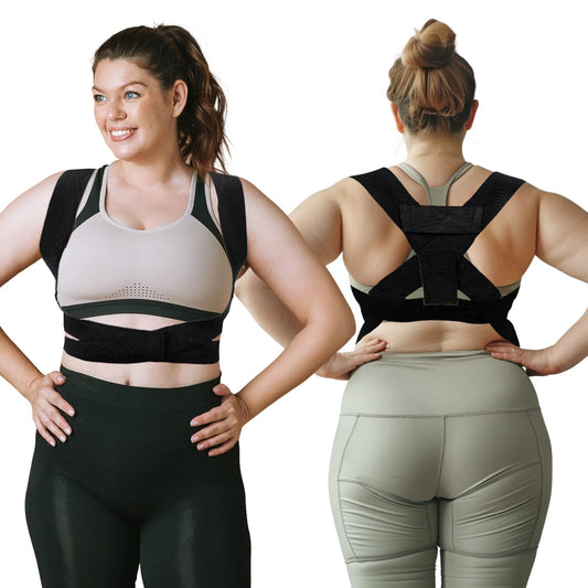 Yuanan Back Straightener, Adjustable Posture Corrector Belt, Shoulder Corrector for Women, Invisible Posture Brace for Improving Back and Neck Postures Relief Pain（L Size）