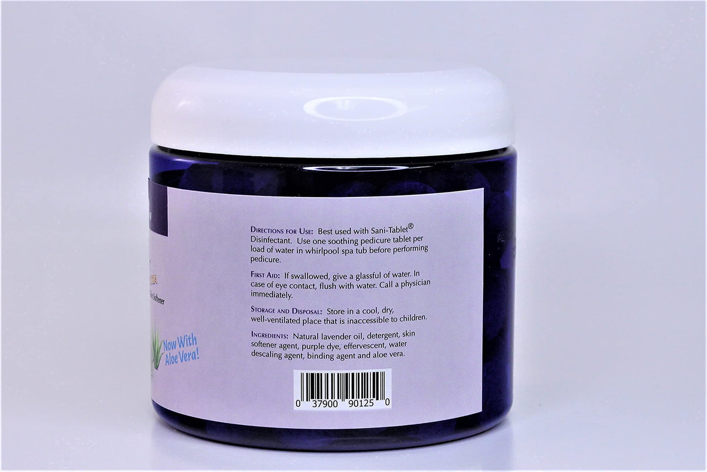 Sanicare - Pedicure Tablets for Foot Soaks, Whiten Nails, Softens Skin with Aloe Vera, All Natural, Vegan, 150 count (Lavender)