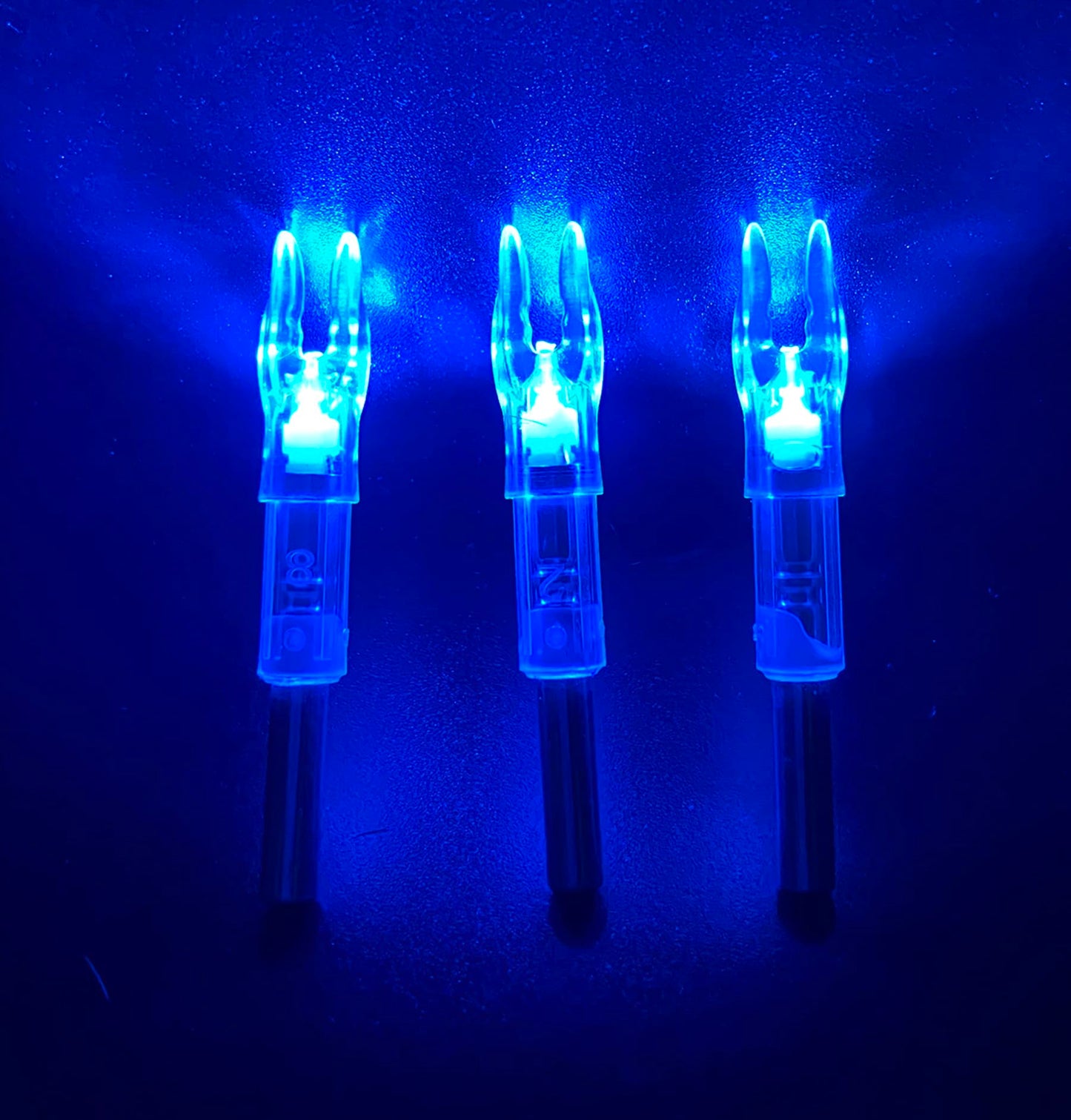 KEAUP 12-Pack or 6-Pack S Lighted Nocks for Arrows .244/6.2mm Lighted Arrow Nocks for Archery Hunting, Screwdriver Included