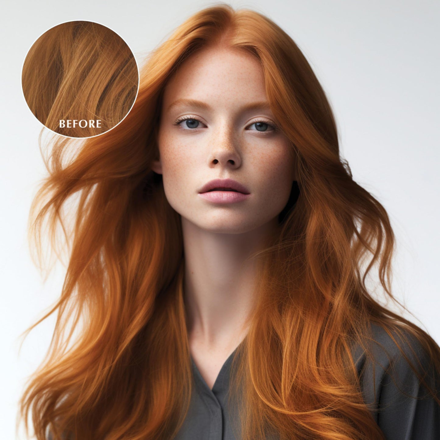 ECRU New York LUXE GLOSS Hair Gloss for Enhanced Color and Glass-Like Shine, Ginger