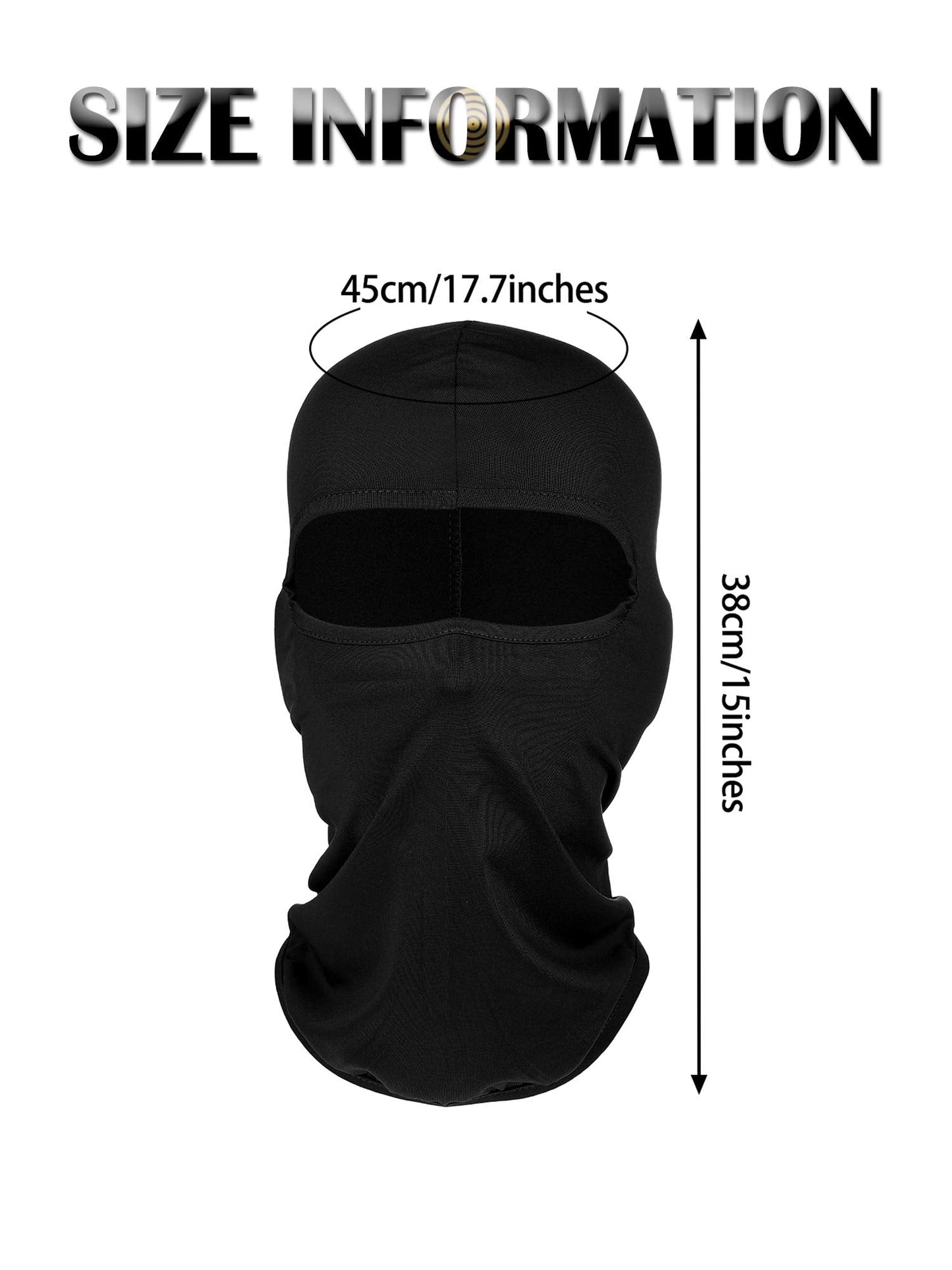 SATINIOR 8 Pcs Balaclava Face Cover Winter Face Mask Windproof Ski Balaclava UV Protection Outdoor Balaclava(Classic Colors)