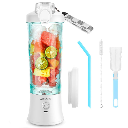 Portable Blender for Shakes and Smoothies 20 oz USB Rechargeable Personal Size High Speed Mini Mixing Juicer,for Shakes and Nut, Juice, Vegetables Baby Food