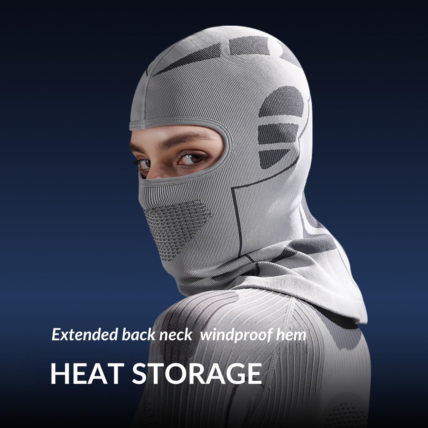 2THESTARS Ski Mask for Men Women, Shiesty Mask, Windproof Balaclava Face Mask for Outdoor Activities, Skiing, Motorcycle Riding, and Cycling, White