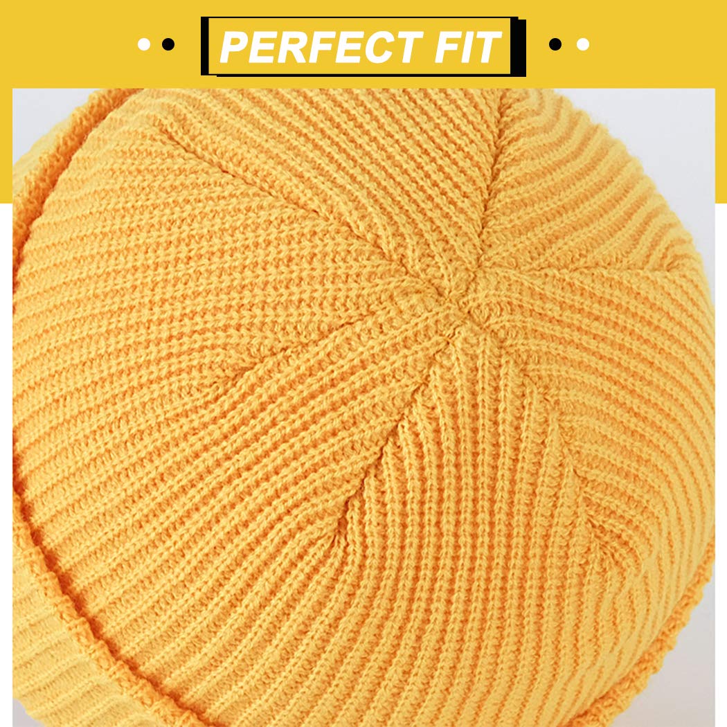 Winter Beanie Hats Unisex Beanie Knit Caps Classic Warm Winter Hats (Violet)