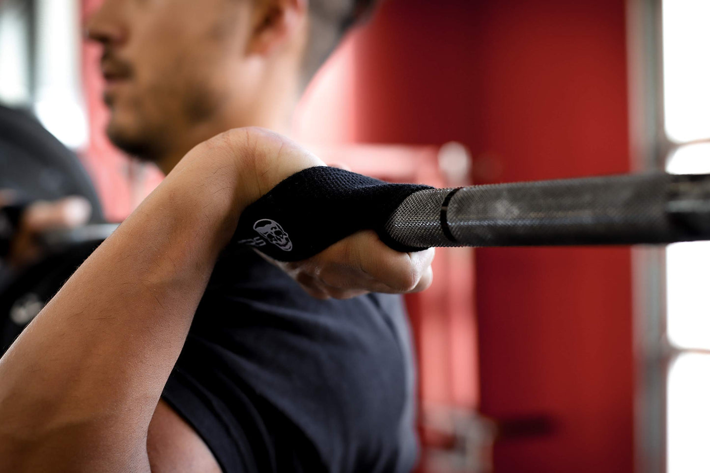 Gymreapers Olympic Lifting Straps for Weightlifting, Snatch, Clean, Powerlifting, Strongman, Deadlifts - Durable Cotton with Reinforced Stitching (Pair) (Military Green)