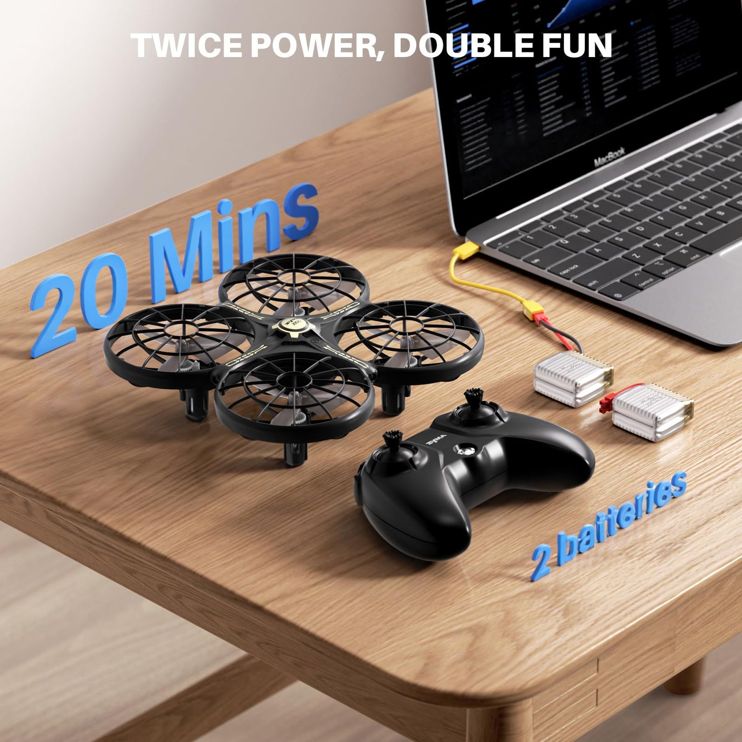 SYMA Drone for Kids 8-12 with Automatic Obstacle Avoidance, 20 Mins Flight Time(2 Batteries), One-Key 360°Flips and Altitude Hold, Safe Flying Toys for Boys and Girls