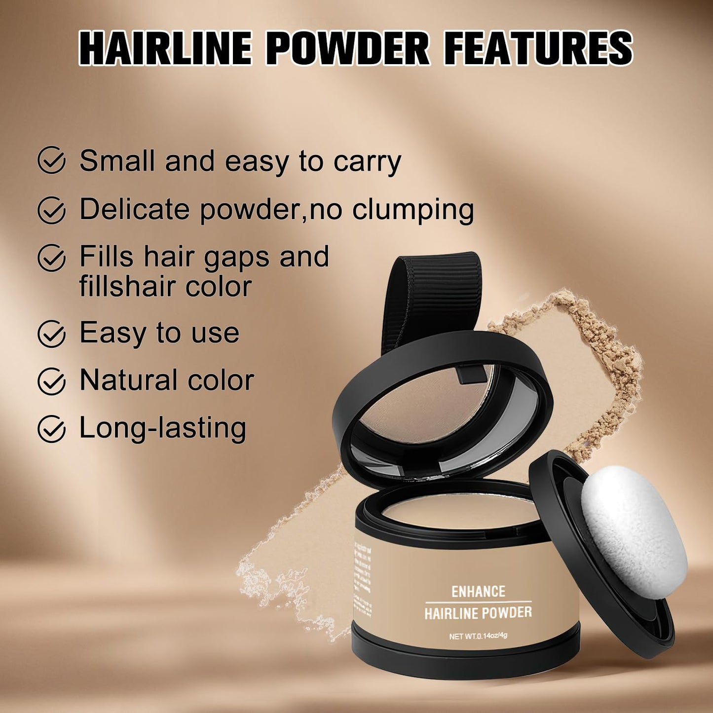 Waverloo Magic Root Cover Up - Hairline and Root Touch Up Powder for Thinning Hair, Instantly Conceals (Light Blonde, 1)