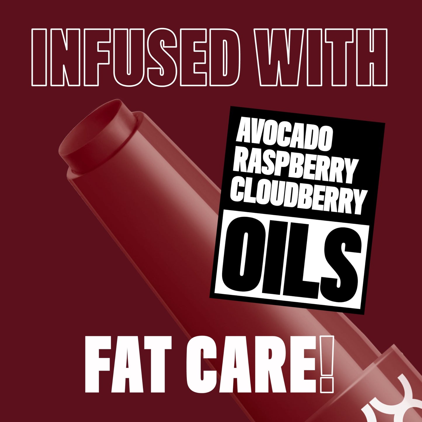 NYX PROFESSIONAL MAKEUP Fat Oil Slick Click, Lightweight, Buildable, Pigmented Vegan Lip Balm - In A Mood