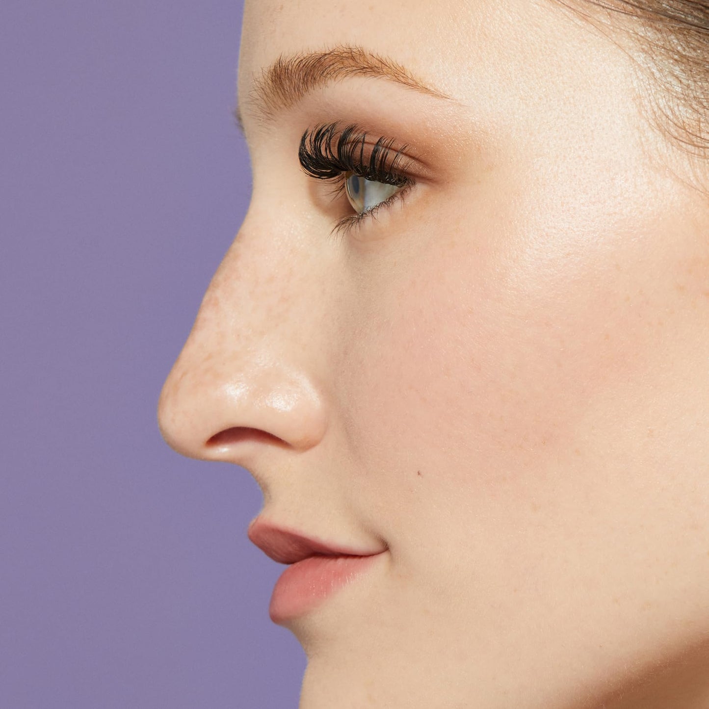 KISS FALSCARA False Eyelashes Lash Extension Kit, Black, Style 'L Curl', Buildable & Customizable Lash Look, Water-Resistant, Reusable, Natural Seamless Finish, 24 Lash Clusters