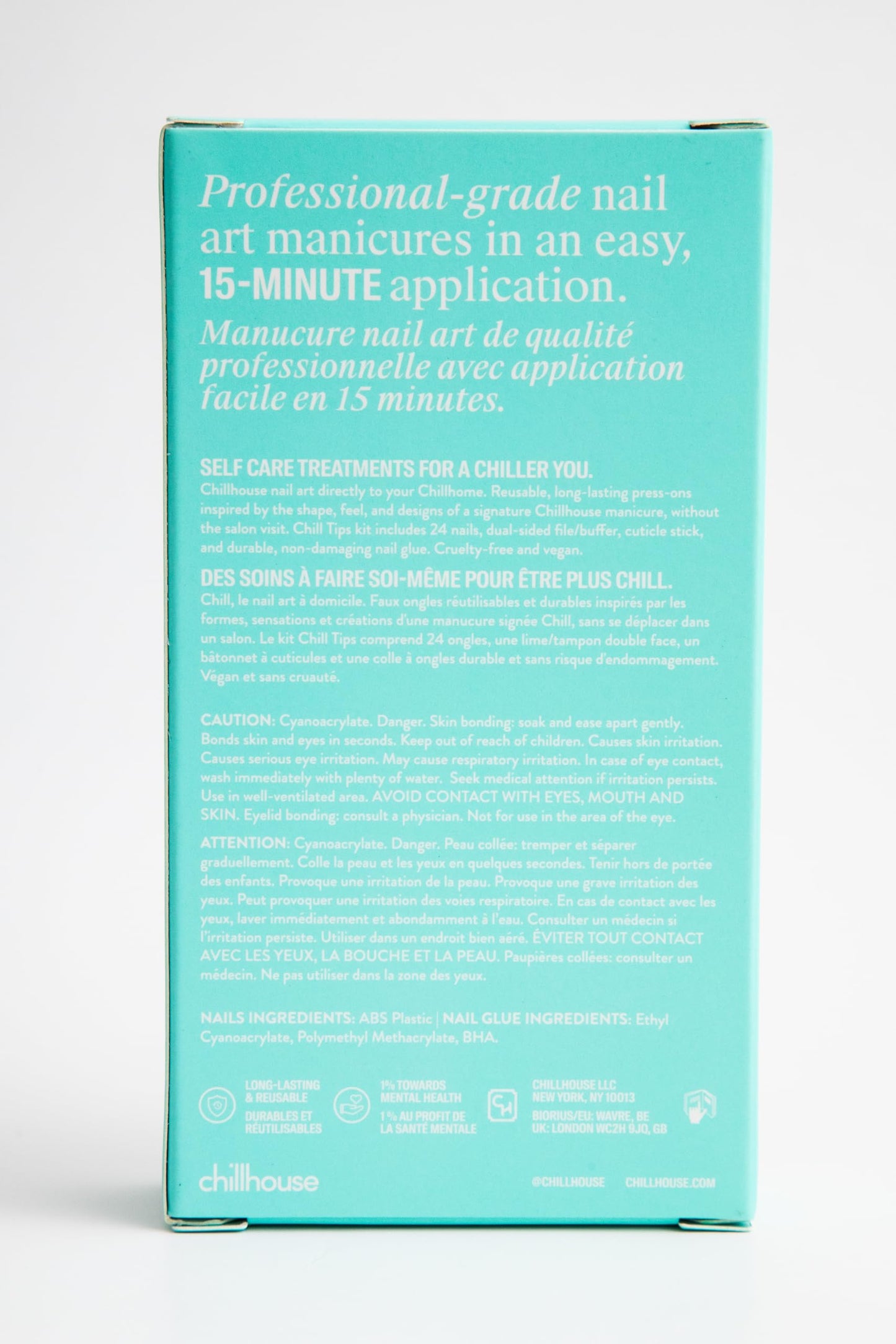 Chillhouse - Chill Tips, Press on Nails Kit - Patina Party (Oval) - 24 Nail Shapes & Sizes - Up to 3 Weeks of Wear - Customizable Fit - Reusable - Latina Founded & Women Owned - Beauty & Self Care