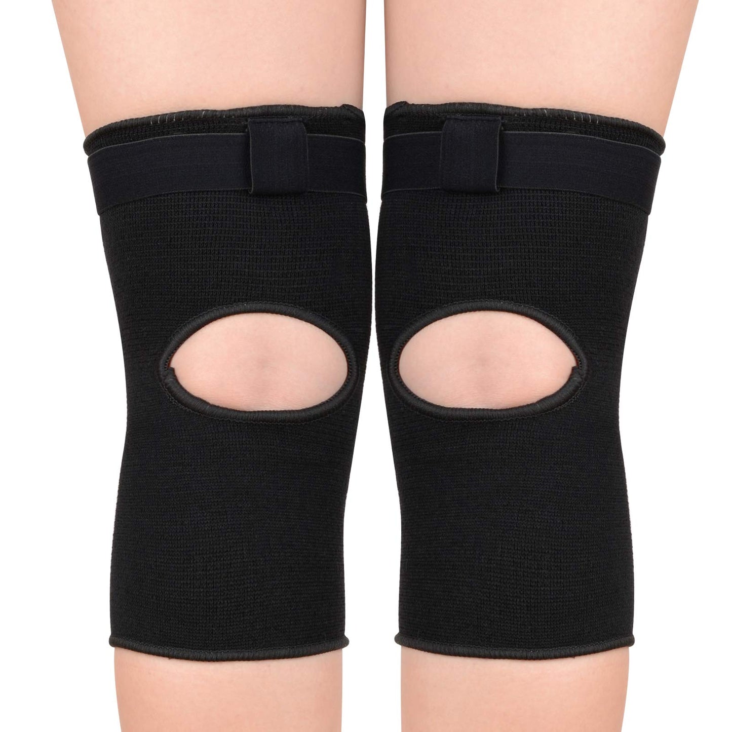 Bezioner Knee Pads Volleyball,Thick Sponge Anti-Slip,Dance Knee Pads for Women Yoga Basketball Football Youth Girls Black L