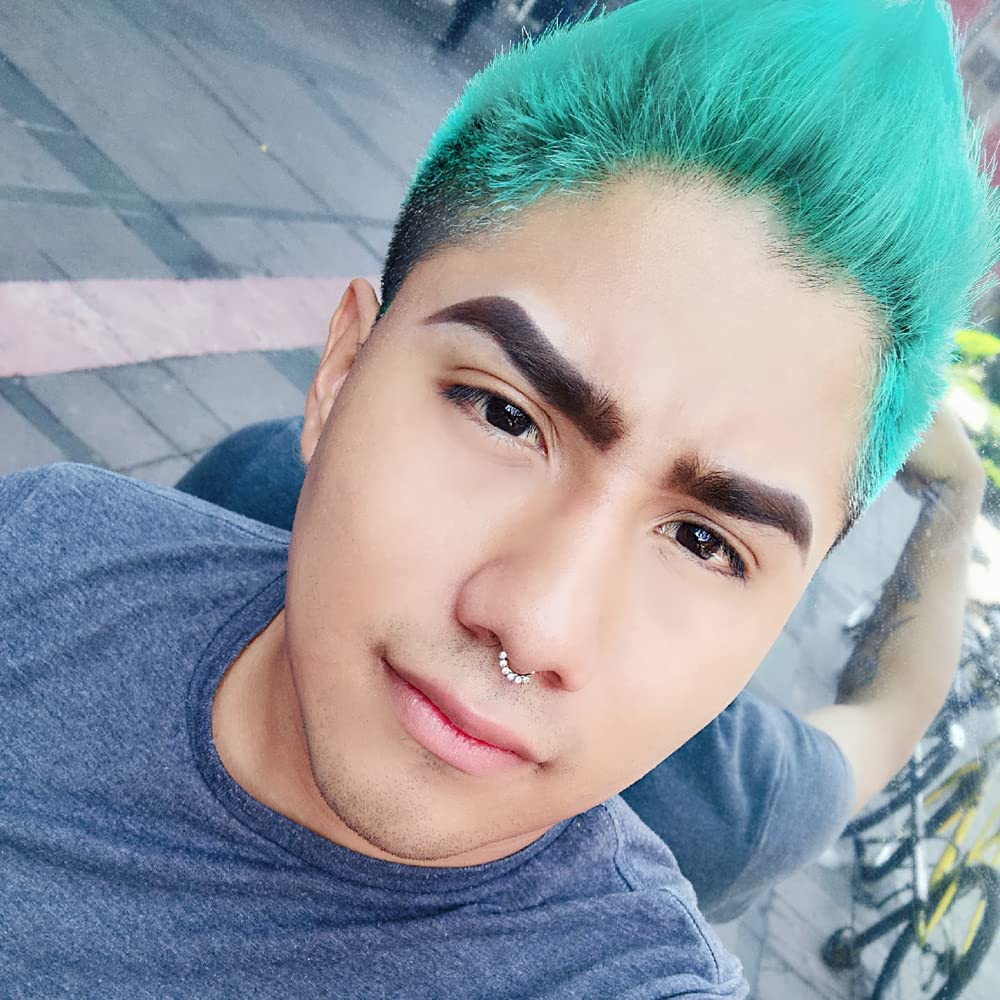 MANIC PANIC Classic Siren's Song Semi Permanent Hair Color - Neon Blue-Green Hair Dye for Women & Men That Lasts 4-6 Weeks - Vegan, Ammonia & Cruelty-Free - Create & Mix Custom Shades (4oz)