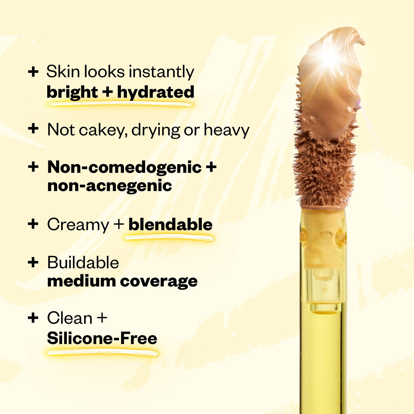 Kosas Revealer Concealer - Medium Coverage Makeup with Hyaluronic Acid, Conceals Dark Circles Under Eyes, Dark Spots and Blemishes + Brightens, Hydrates, Long-Lasting & Vegan, (Tone 3.6 C)