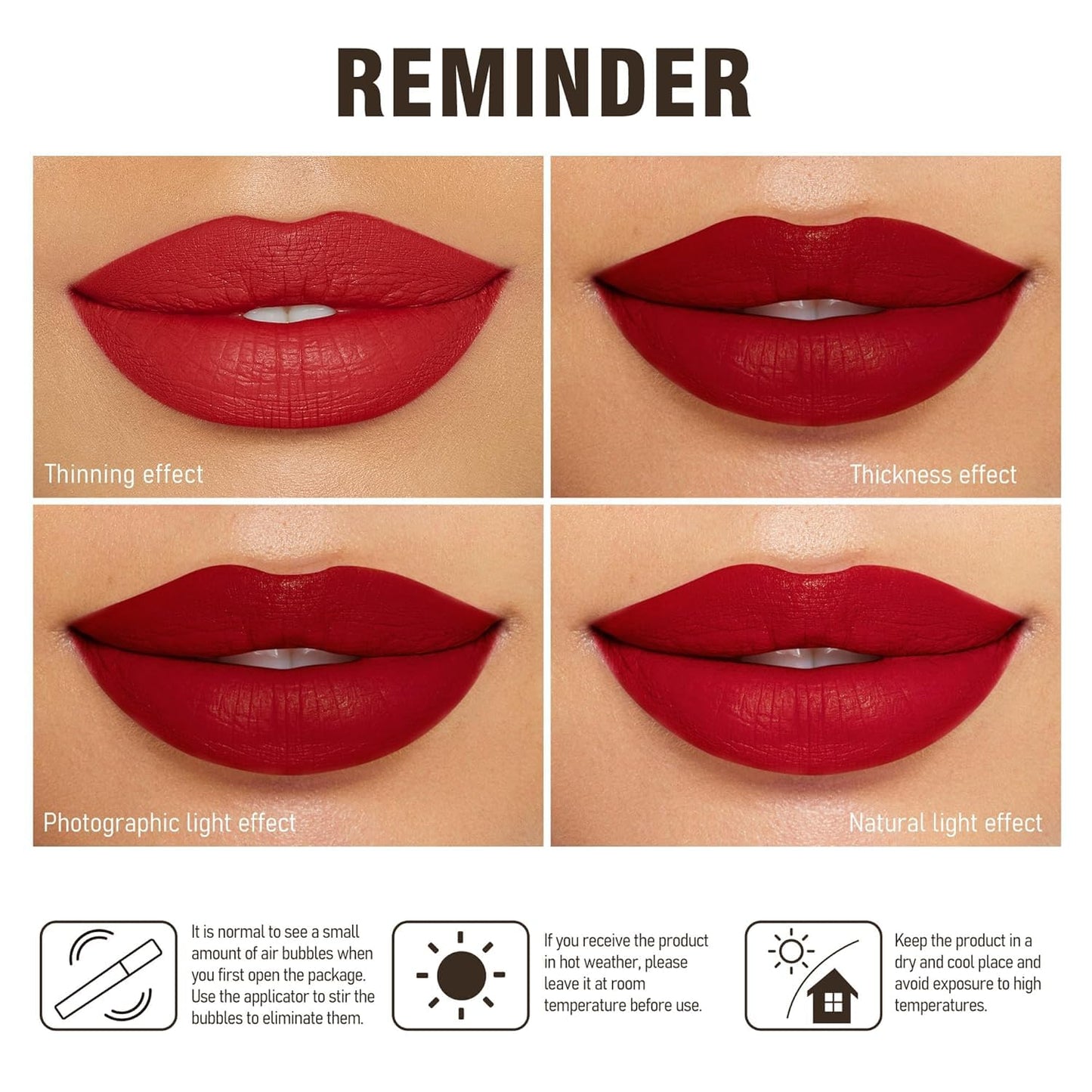MAKI YIKA White Lipstick for Women Color Stay Long Lasting Lipsticks No Smudge Matte Liquid Lipstick Transferproof Cruelty-Free Lip Color |Rich White